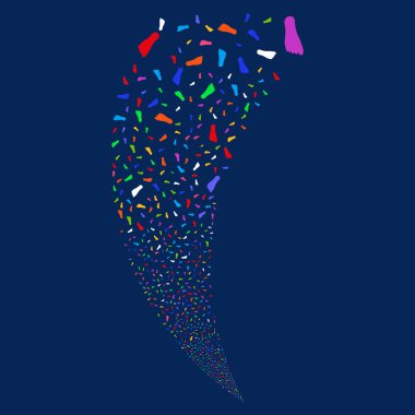 İnsan ayak izi rastgele akım