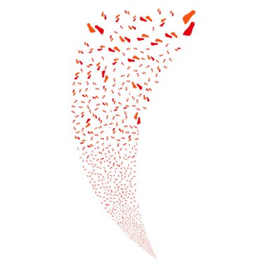 İnsan ayak izleri rastgele akım