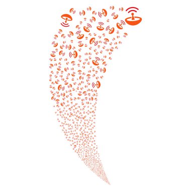 Alan anten rasgele akışı