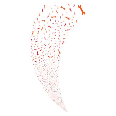 İngiliz anahtarı sembolleri rastgele akım