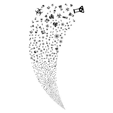 Kimya sembolleri rastgele akım