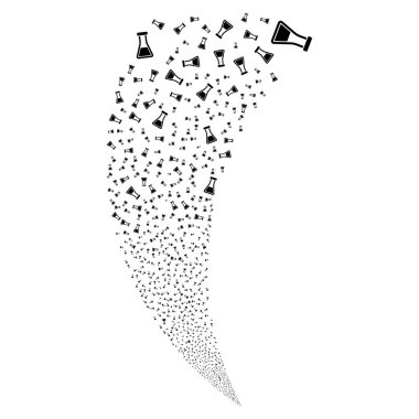 Şişesi rastgele akım