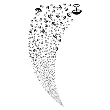 Alan anten rasgele akışı