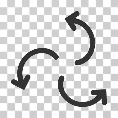 Siklon okları vektör simgesi