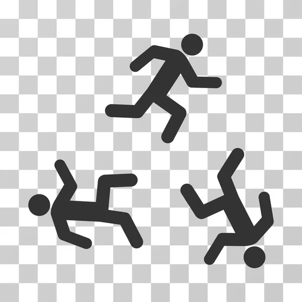 Векторная икона бегущих мужчин — стоковый вектор
