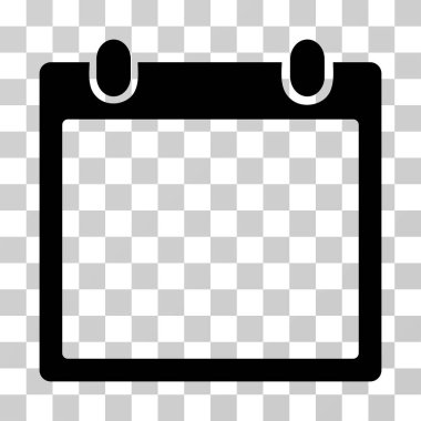 Takvim çerçeve vektör simgesi