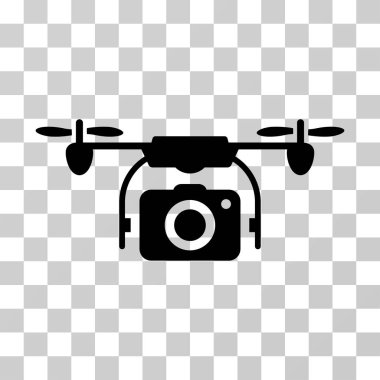 kamera drone vektör simgesi