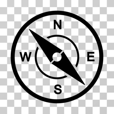 Pusula vektör simgesi