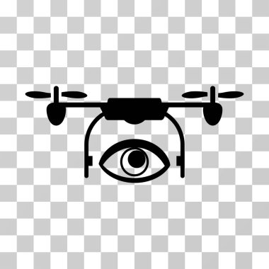 Göz Spy Drone vektör simgesi