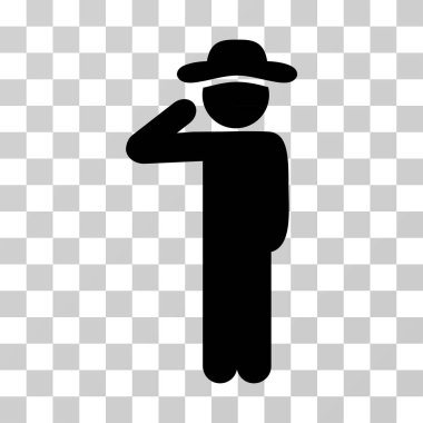 Beyefendi Selam vektör simgesi