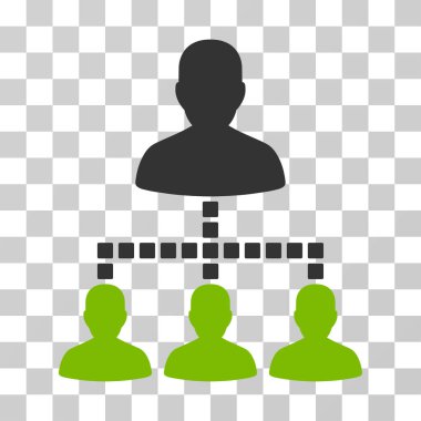 İnsanlar hiyerarşi vektör simgesi