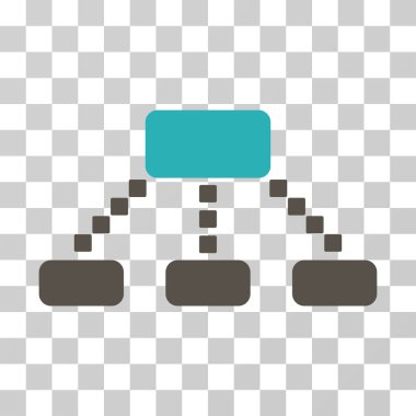 Hiyerarşi düzeni vektör simgesi