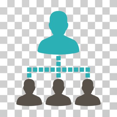 İnsanlar hiyerarşi vektör simgesi