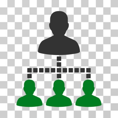 İnsanlar hiyerarşi vektör simgesi