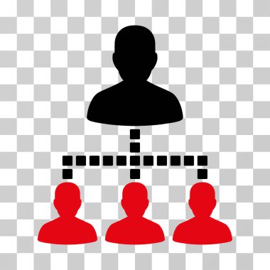 İnsanlar hiyerarşi vektör simgesi