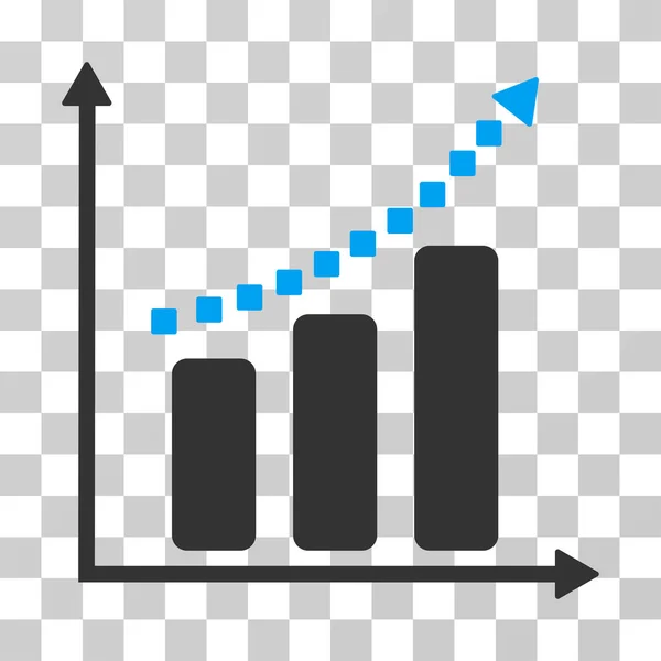 Positives Trendvektorsymbol — Stockvektor