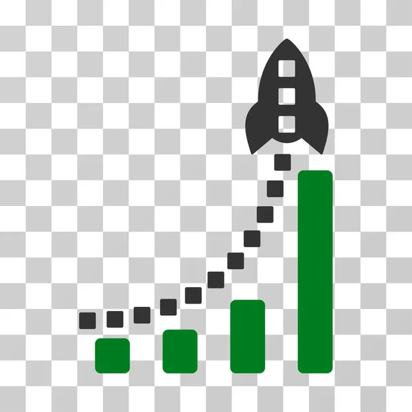 火箭业务栏图表矢量图标 — 图库矢量图片