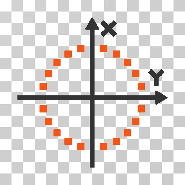 Icono de vector de trama de círculo — Vector de stock