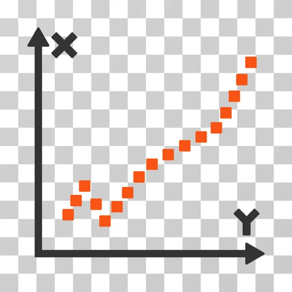 Icône vectorielle de tracé de fonction — Image vectorielle