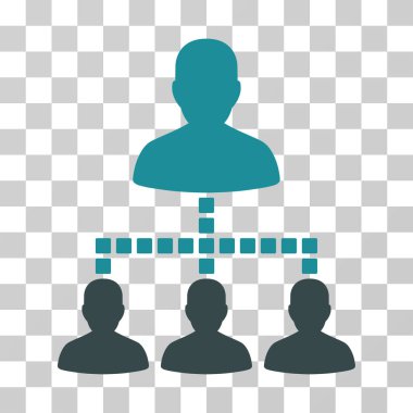 İnsanlar hiyerarşi vektör simgesi
