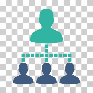 İnsanlar hiyerarşi vektör simgesi