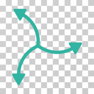 Oklar vektör simge girdap