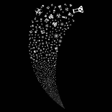 Kimya sembolleri rastgele akım