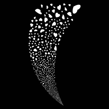 Sevgililer yaprakları rastgele akım