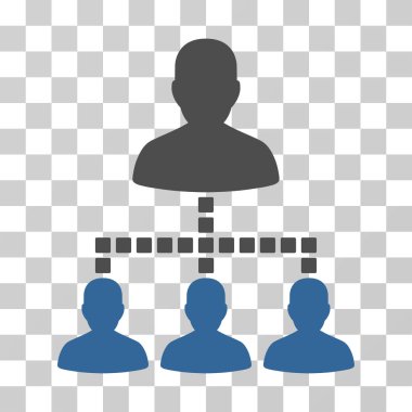 İnsanlar hiyerarşi vektör simgesi