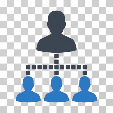 İnsanlar hiyerarşi vektör simgesi