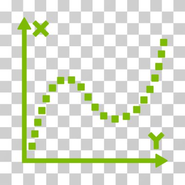 Noktalı çizim vektör simgesi