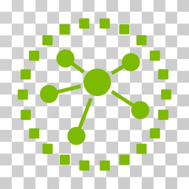 Bağlantılar diyagramı vektör simgesi