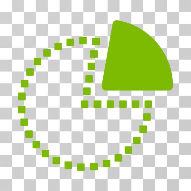 pasta grafiği vektör simgesi