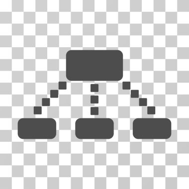 Hiyerarşi düzeni vektör simgesi