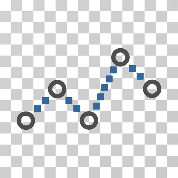 Línea punteada Vector Icono — Archivo Imágenes Vectoriales