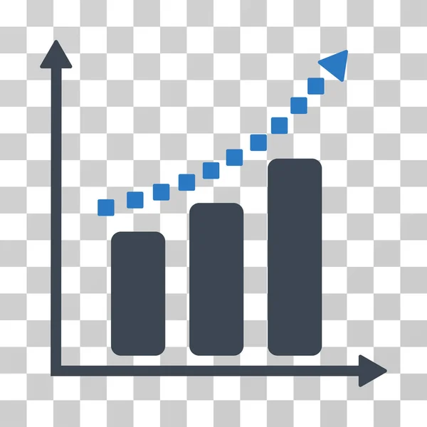 Positives Trendvektorsymbol — Stockvektor