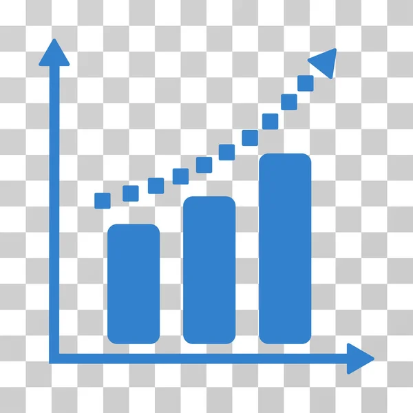 Positives Trendvektorsymbol — Stockvektor