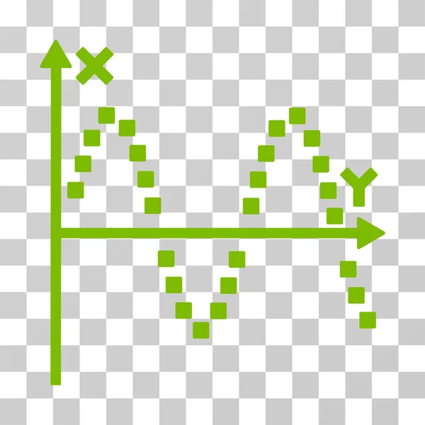 Icône vectorielle de placette de sinus — Image vectorielle