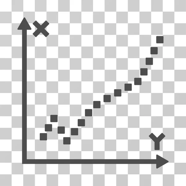 Icône vectorielle de tracé de fonction — Image vectorielle