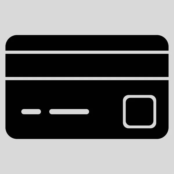 Bankkarte flache Vektor-Symbol — Stockvektor