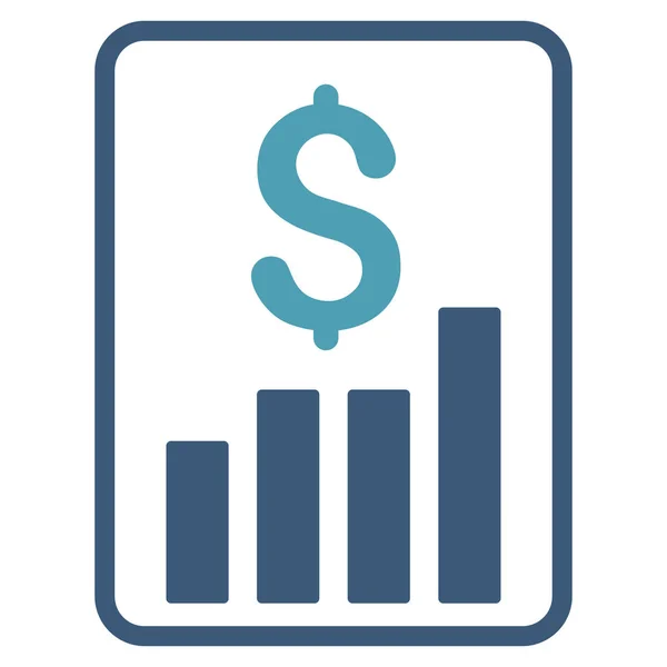 财务报告平面矢量图标 — 图库矢量图片