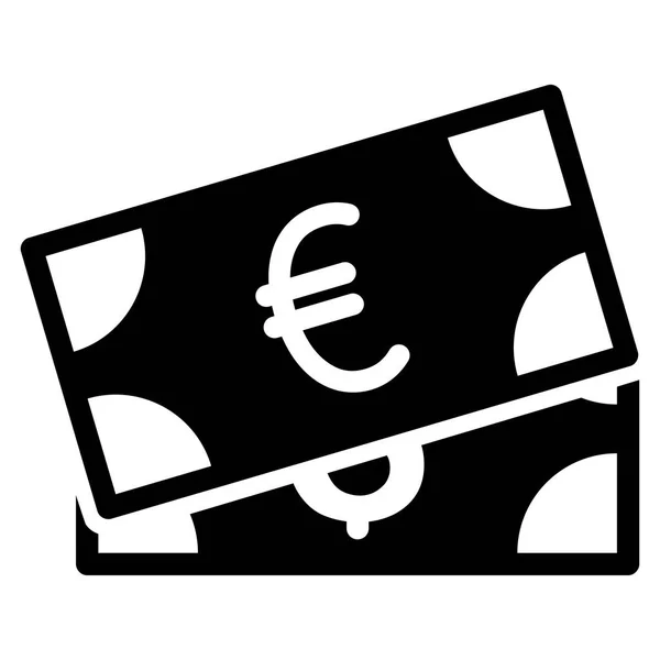Billets de monnaie Icône vectorielle plate — Image vectorielle
