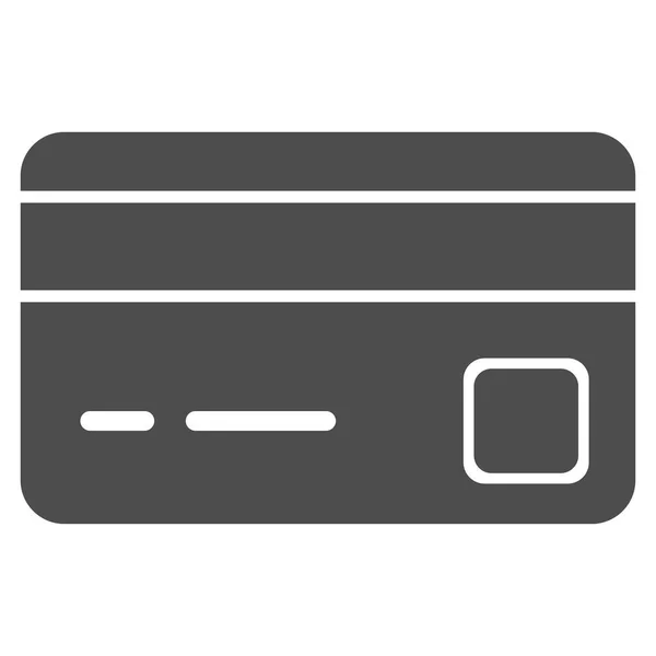 Bank Card platte Vector Icon — Stockvector