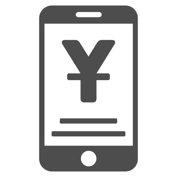 Icon Mobile Payment Flat Vector — стоковый вектор