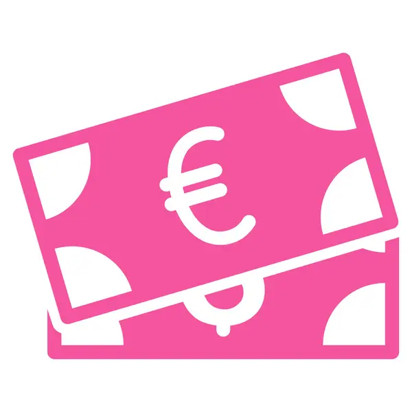 Währung Banknoten flacher Vektor Symbol — Stockvektor