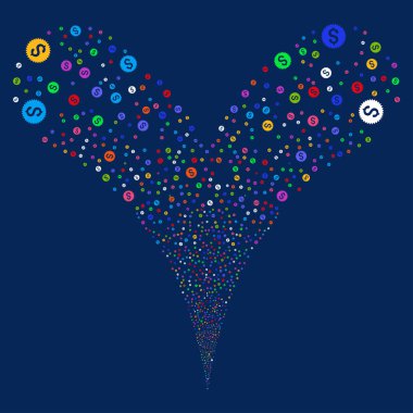 Mali mühür çift havai fişek akışı