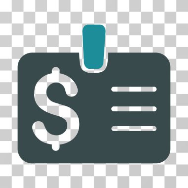 Doları rozet vektör simgesi