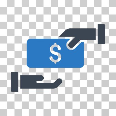 Rüşvet vektör simgesi