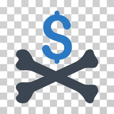 Ölümlü borç vektör simgesi