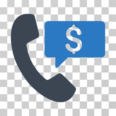 Telefon sipariş vektör simgesi